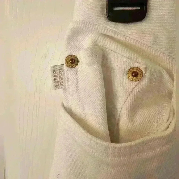 Lauren Ralph Lauren White Straight Leg Jeans Size 4 - Picture 3 of 6